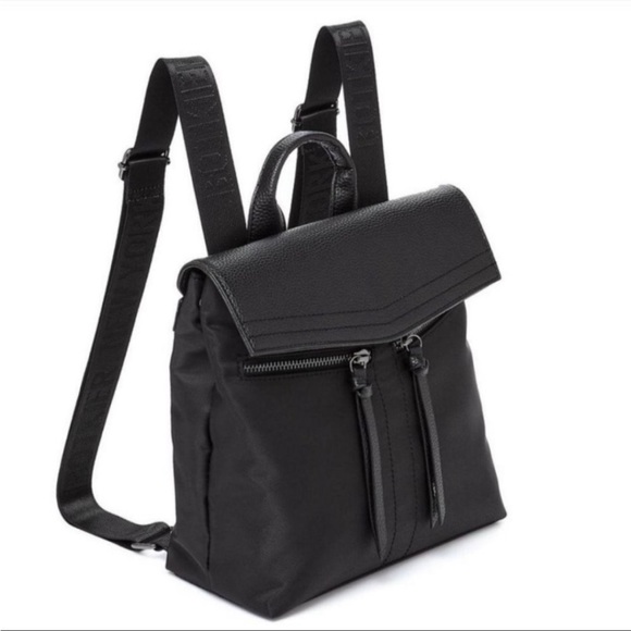 Botkier New York Trigger Mini Black Nylon Backpack - Picture 1 of 12